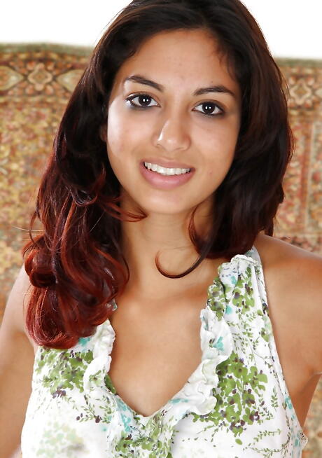 Very attractive teen Rio shows her butt in sexy skirt and nice pussy 